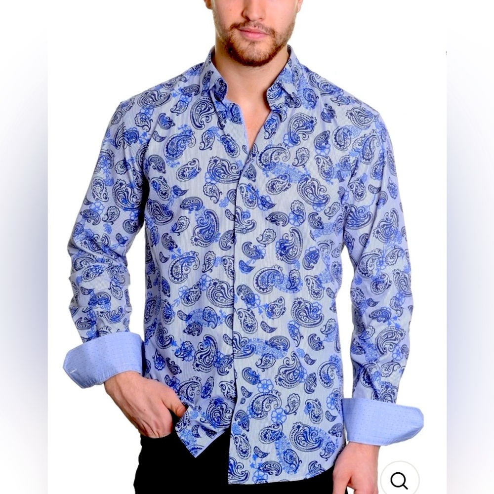 Mizumi Couture Shirt Ricardo Multi long sleeve mordern fit shirt